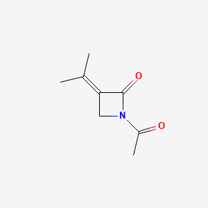 2-Azetidinone, 1-acetyl-3-(1-methylethylidene)-