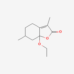 7a-Ethoxy-3,6-dimethyl-4,5,6,7-tetrahydro-1-benzofuran-2-one