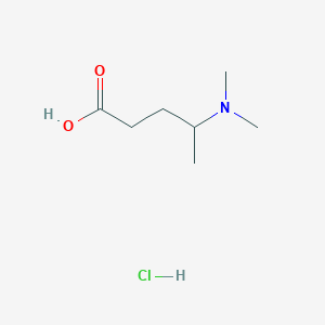 molecular formula C7H16ClNO2 B1383736 4-(二甲基氨基)戊酸盐酸盐 CAS No. 2060062-06-6