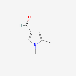 molecular formula C7H9NO B13837391 1,5-Dimethylpyrrole-3-carbaldehyde 