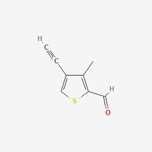 4-Ethynyl-3-methylthiophene-2-carbaldehyde