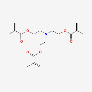 molecular formula C18H27NO6 B13837474 Methacrylic acid, nitrilotriethylene ester CAS No. 13884-43-0