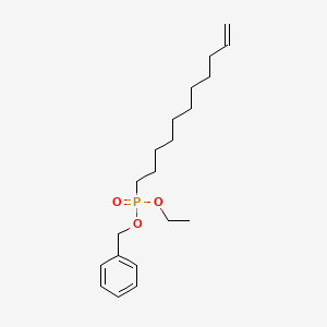 [Ethoxy(undec-10-enyl)phosphoryl]oxymethylbenzene