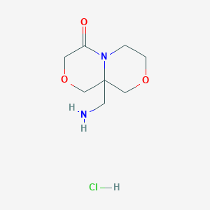 9a-(aminomethyl)-hexahydro-1H-[1,4]oxazino[3,4-c]morpholin-4-one hydrochloride