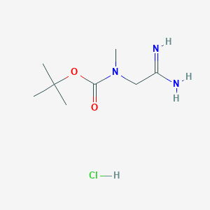 tert-butyl N-(carbamimidoylmethyl)-N-methylcarbamate hydrochloride