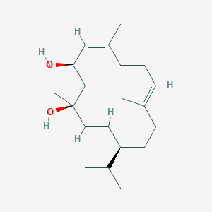 (1S,3R,4E,8E,12S,13E)-1,5,9-trimethyl-12-propan-2-ylcyclotetradeca-4,8,13-triene-1,3-diol