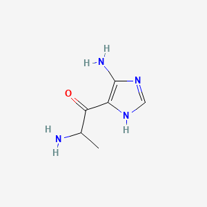 1-Propanone, 2-amino-1-(5-amino-1H-imidazol-4-yl)-