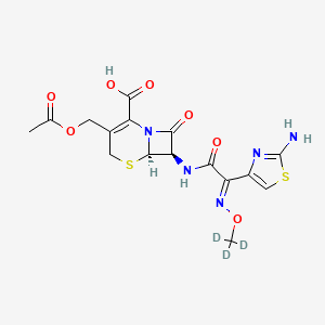 molecular formula C16H17N5O7S2 B13837558 Cefotaxime-d3 