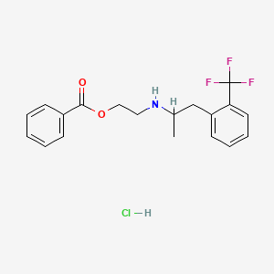 2-[[(1RS)-1-Methyl-2-[2-(trifluoromethyl)phenyl]ethyl]amino]ethyl Benzoate Hydrochloride