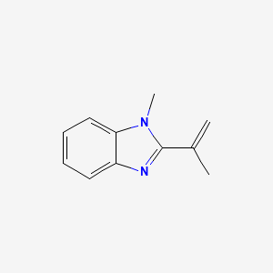 molecular formula C11H12N2 B13837572 1-Methyl-2-(prop-1-en-2-yl)-1H-benzo[d]imidazole 