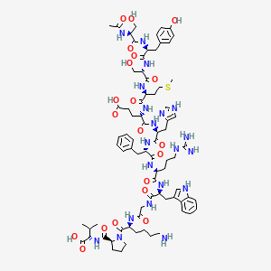 molecular formula C77H108N20O20S B13837711 alpha-Msh (pig) 