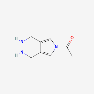 1-(1,2,3,4-Tetrahydropyrrolo[3,4-d]pyridazin-6-yl)ethanone