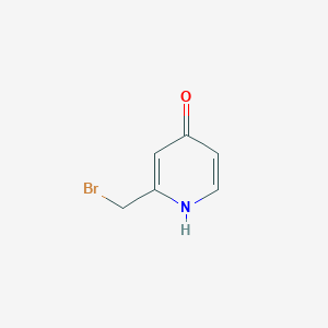 molecular formula C6H6BrNO B1383778 2-Bromomethyl-4-hydroxypyridine CAS No. 1227585-52-5