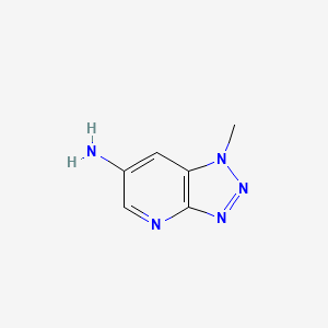 molecular formula C6H7N5 B13837780 Methyl-1H[1,2,3]triazolo[4,5-b]pyridin-6-amine 