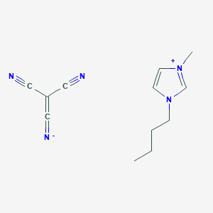 molecular formula C12H15N5 B1383781 1-Butyl-3-methylimidazolium tricyanomethanide CAS No. 878027-73-7