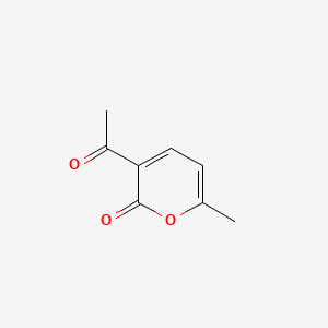 molecular formula C8H8O3 B13837812 3-Acetyl-6-methyl-2-oxo-2h-pyran 