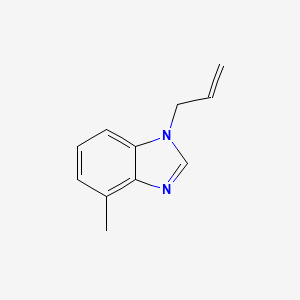 molecular formula C11H12N2 B13837813 1-Allyl-4-methyl-1H-benzo[d]imidazole 