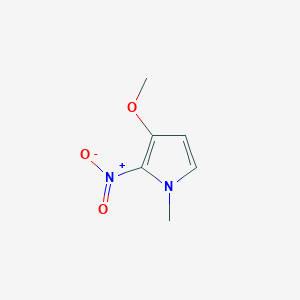 molecular formula C6H8N2O3 B13837886 3-Methoxy-1-methyl-2-nitro-1H-pyrrole 