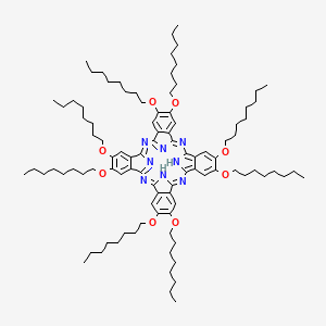 6,7,15,16,24,25,33,34-Octaoctoxy-2,11,20,29,37,38,39,40-octazanonacyclo[28.6.1.13,10.112,19.121,28.04,9.013,18.022,27.031,36]tetraconta-1,3,5,7,9,11,13,15,17,19,21(38),22,24,26,28,30(37),31,33,35-nonadecaene