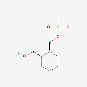 molecular formula C9H18O4S B13837903 ((1S,2S)-2-(Hydroxymethyl)cyclohexyl)methyl Methanesulfonate 