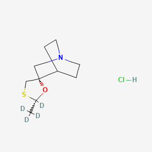 molecular formula C10H18ClNOS B13837904 Cevimeline-d4 Hydrochloride Salt (Major) 