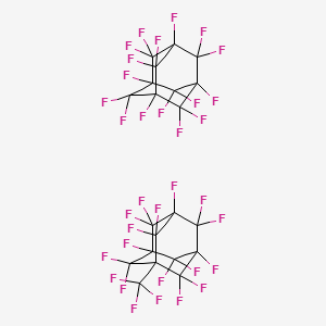 1,2,2,3,4,4,5,6,6,7,8,8,9,9,10,10-Hexadecafluoroadamantane; 1,2,2,3,4,4,5,6,6,8,8,9,9,10,10-pentadecafluoro-7-(trifluoromethyl)adamantane