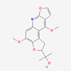 molecular formula C18H19NO5 B13837930 Choisyine CAS No. 18556-07-5