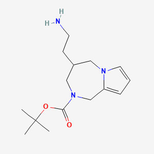 Tert-Butyl 4-(2-Aminoethyl)-4,5-Dihydro-1H-Pyrrolo[1,2-A][1,4]Diazepine-2(3H)-Carboxylate