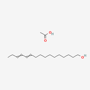 Acetic acid;hexadeca-11,13-dien-1-ol