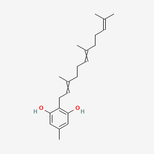 1,3-Benzenediol, 5-methyl-2-(3,7,11-trimethyl-2,6,10-dodecatrienyl)-