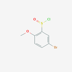 5-Bromo-2-methoxybenzene-1-sulfinyl chloride