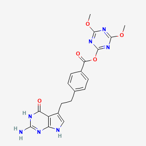 4,6-Dimethoxy-1,3,5-triazin-2-yl 4-[2-(2-Amino-4,7-dihydro-4-oxo-3H-pyrrolo[2,3-d]pyrimidin-5-yl)ethyl]benzoate