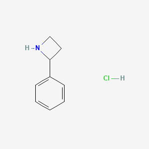 molecular formula C9H12ClN B13838092 2-Phenylazetidine Hydrochloride 