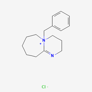 5-Benzyl-2,3,4,6,7,8,9,10-octahydropyrimido[1,2-a]azepin-5-ium;chloride