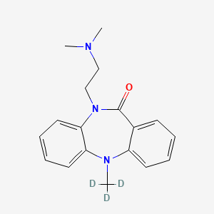 molecular formula C18H21N3O B13838162 Dibenzepin-d3 