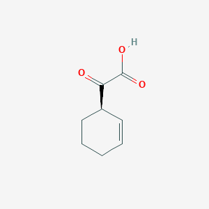 molecular formula C8H10O3 B13838176 2-[(1R)-cyclohex-2-en-1-yl]-2-oxoacetic acid 