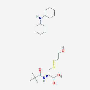 dicyclohexylamine (R)-3-((2-hydroxyethyl)disulfanyl)-2-pivalamidopropanoate