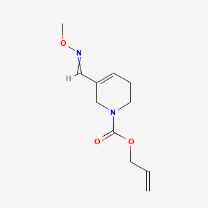 prop-2-en-1-yl 5-[(E)-(methoxyimino)methyl]-1,2,3,6-tetrahydropyridine-1-carboxylate