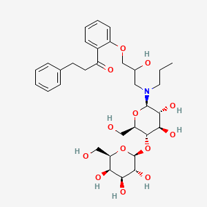 molecular formula C33H47NO13 B13838222 Propafenone Lactose Adduct 