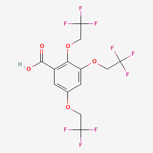 2,3,5-Tris(2,2,2-trifluoroethoxy)benzoic acid