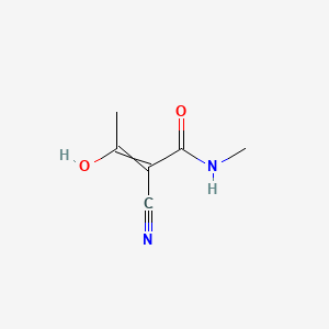 2-cyano-3-hydroxy-N-methylbut-2-enamide