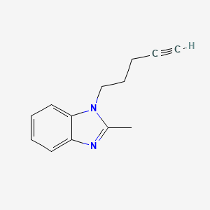 2-Methyl-1-pent-4-ynylbenzimidazole