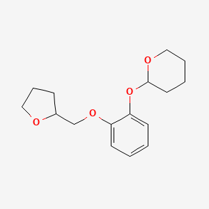 2-((Tetrahydrofuran-2-yl)methoxy)phenoxy)tetrahydro-2H-pyran