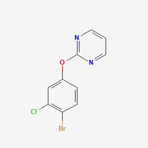 2-(4-Bromo-3-chlorophenoxy)-pyrimidine