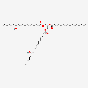 Di(12-hydroxystearoyl)-palmitoyl-glycerol