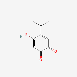 molecular formula C9H10O3 B13838407 2-Hydroxy-5-isopropylcyclohexa-2,5-diene-1,4-dione 