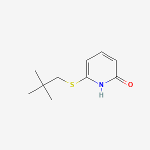 6-(2,2-dimethylpropylsulfanyl)-1H-pyridin-2-one