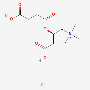 molecular formula C11H20ClNO6 B13838421 Succinyl Carnitine Chloride Salt 