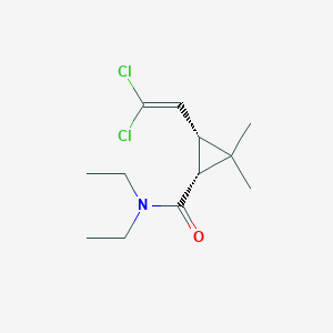 (1R,3R)-3-(2,2-dichloroethenyl)-N,N-diethyl-2,2-dimethylcyclopropane-1-carboxamide