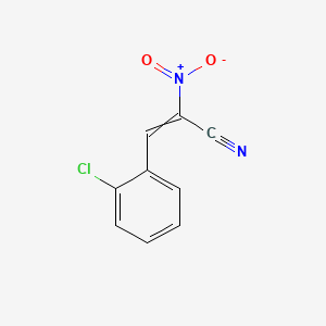 2-Propenenitrile, 3-(2-chlorophenyl)-2-nitro-